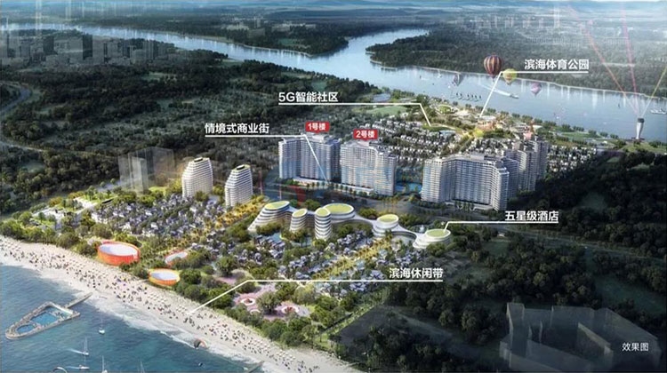 中信国安海岸-项目鸟瞰图