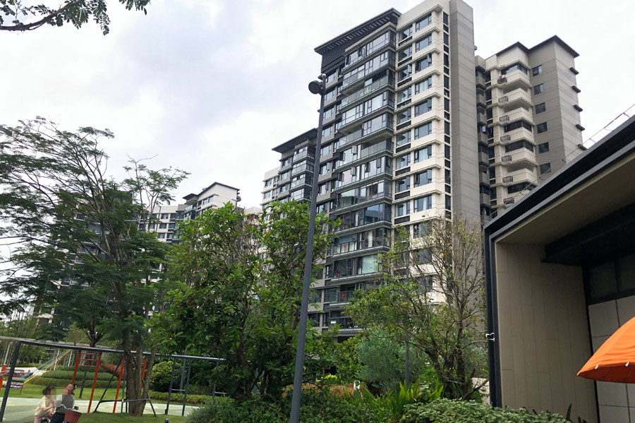 海口千江悦二期东汇小区实拍图鉴赏 售楼电话0898-66666982