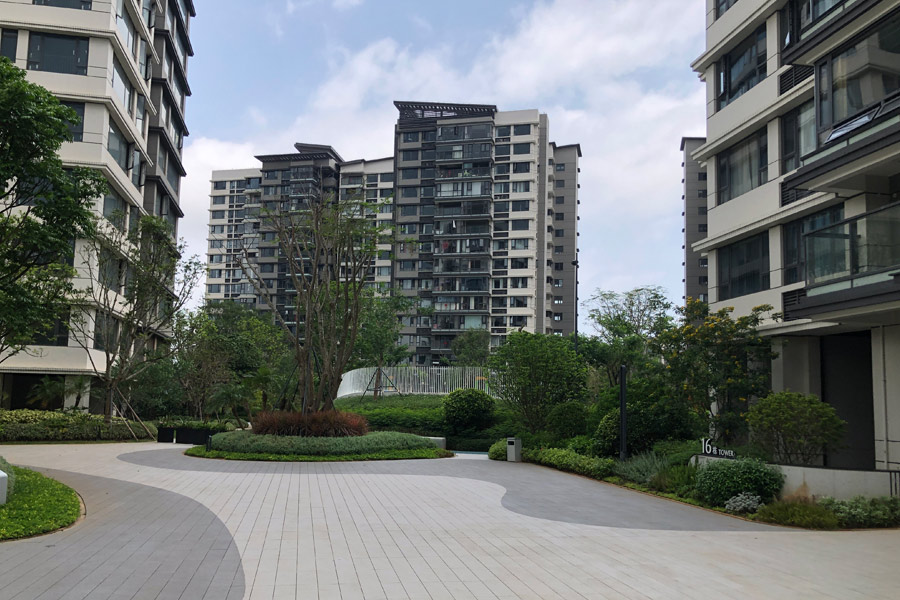 海口千江悦二期东汇小区实拍图鉴赏 售楼电话0898-66666982